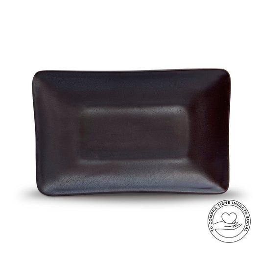 BANDEJA RECTANGULAR ARTISAN VELVET FIG